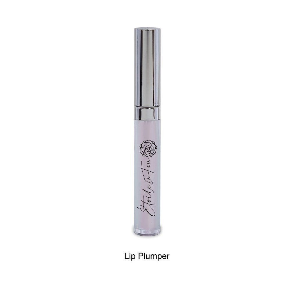 Lip Plumper, Strawberry: Get Plump, Hydrated Glossy Lips Color Vegan Cruel Free